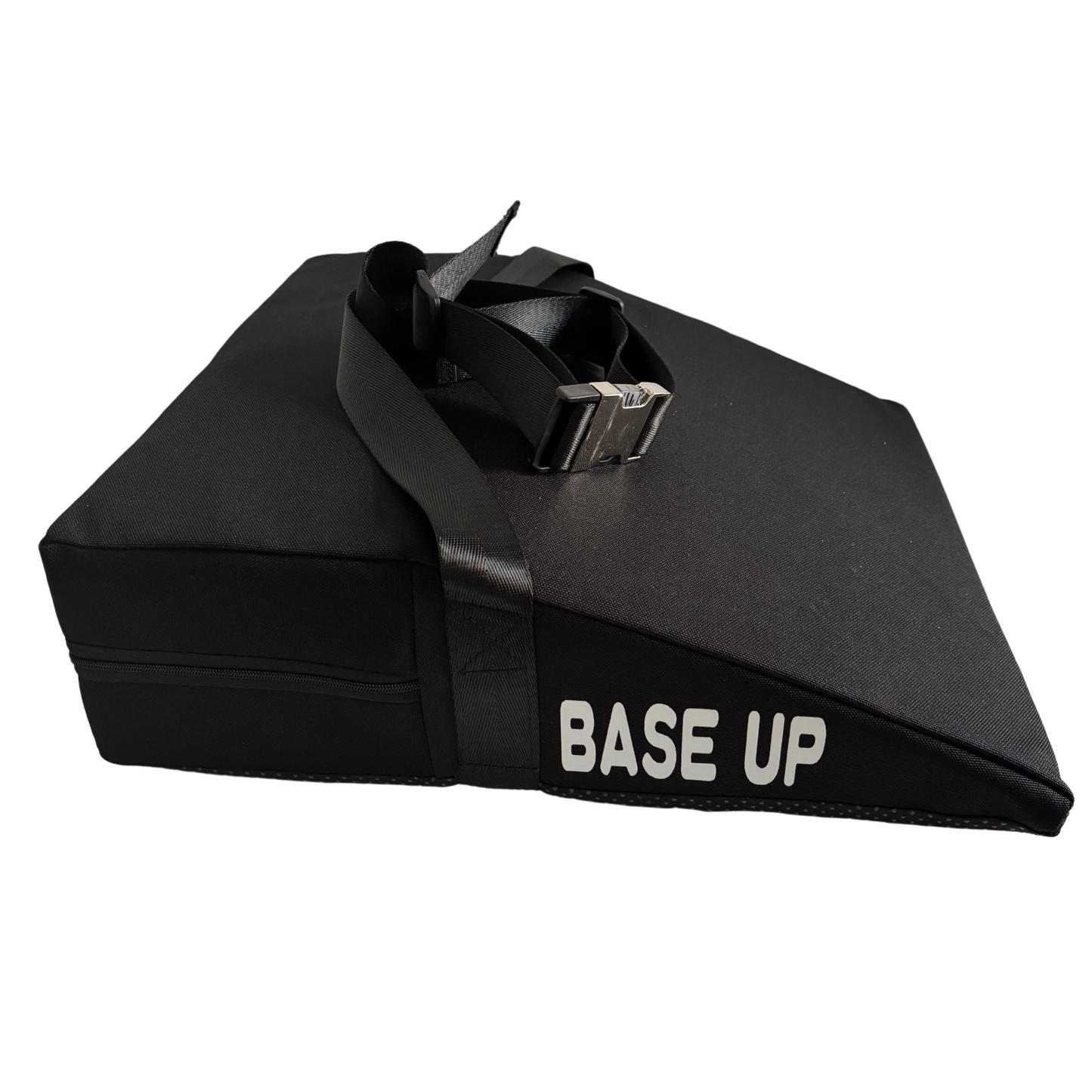 BASE UP PRO | Acroyoga Keilkissen | Kissen für Partner Akrobatik | bei Rückenschmerzen im L-Basing | Reißfester Gurt | Metall Clip Schnalle