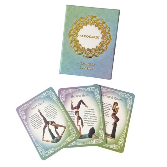 Acrocards | Acroyoga Classics | 53 Acroyoga LBase Poses | Acroyoga Game | Tips from Teachers